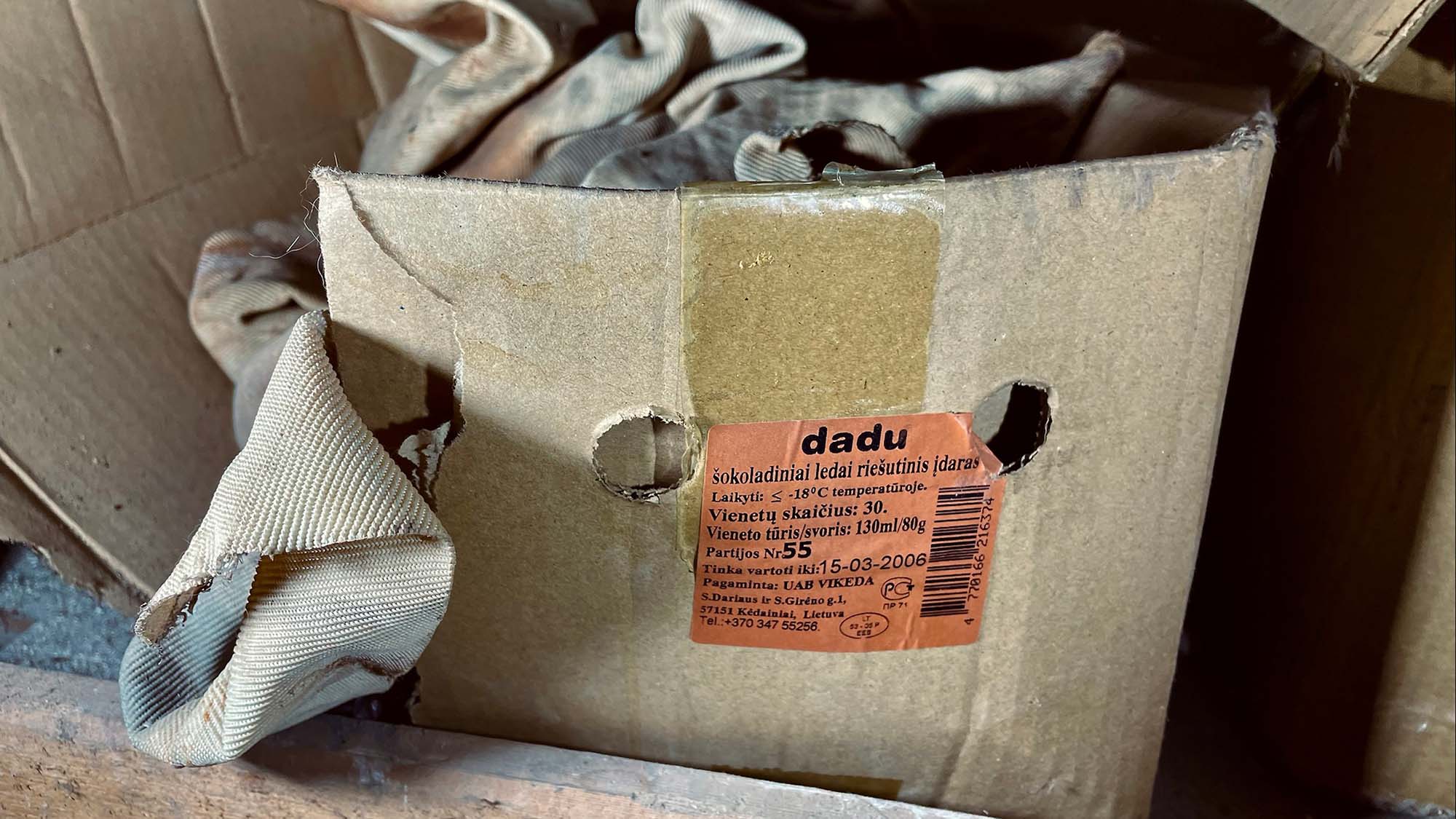 Tekstilė "Dadu" dėžėje